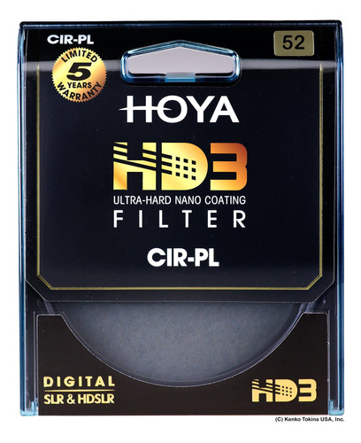 Hoya Filtro Polarizador Circular Hd3 De 2.047 in
