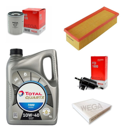 Imagen 1 de 4 de Kit Filtros + Aceite Para Fiat Palio Attractive 1.4 8v Evo