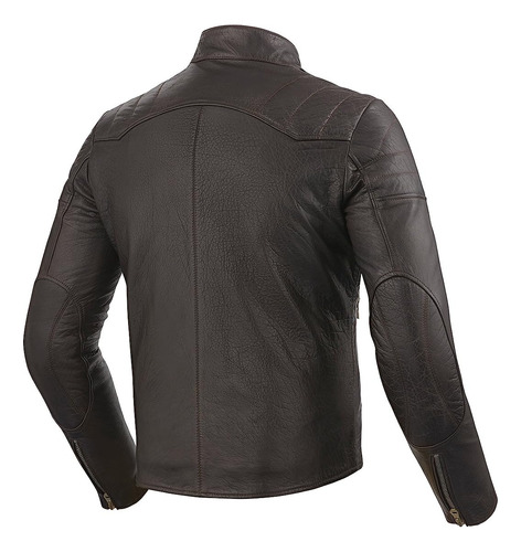 Campera Revit Cuero Vaughn Dark Alta Gama Moto Delta Ct