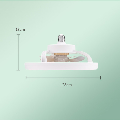Luz Led Grande Para Ventilador De Viento Con Mando A Distanc