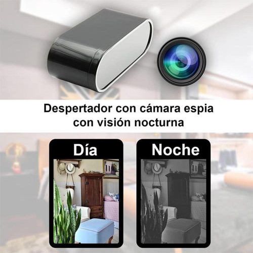 Camara Espia Despertador Reloj De Escritorio 4k Wifi