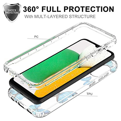 Funda Para Galaxy A03 Core Sm-a032f Azul Plastico-02