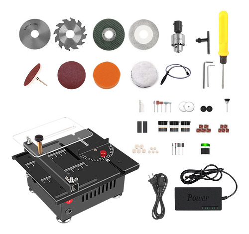 Serrucho Eléctrico Mesa 100w Multiusos Mini Sierra De Escrit