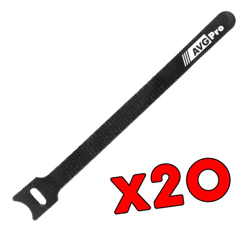 Imagen 1 de 10 de Precinto Pack X20 Abrojo Sujeta Cable Reutilizables Sonido