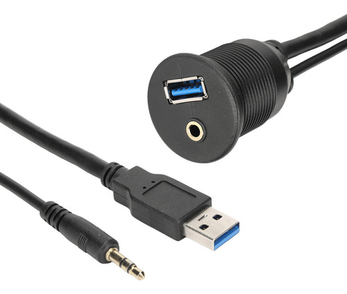 Cable Usb Para Salpicadero, 2 M, Para Coche, 3.0, Aux Dc, Pu