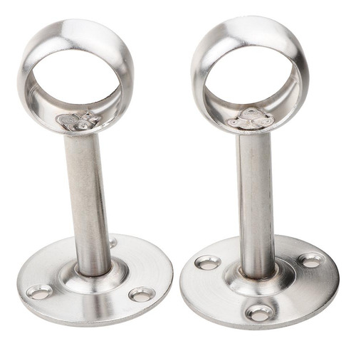 4 X Soporte Para Poste De Cortina De Socket Montaje En