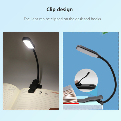 I Led Recargable Luz Del Libro De La Noche De Lectura De La