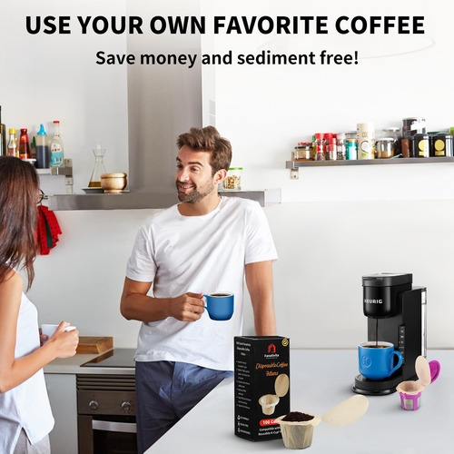 Filtros De Café Fanativita De 300 Unidades Para Keurig, Reut