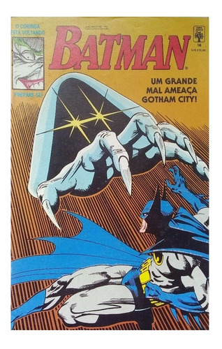 Batman 16 Dc Comics Abril Jovem 1991