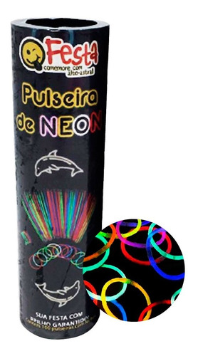 Imagem 1 de 5 de Pulseira De Neon Alto Brilho - Kit 50 Unidades