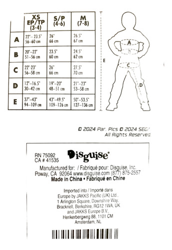Disfraz Knuckles/sonic Original Marca Disguise Sega