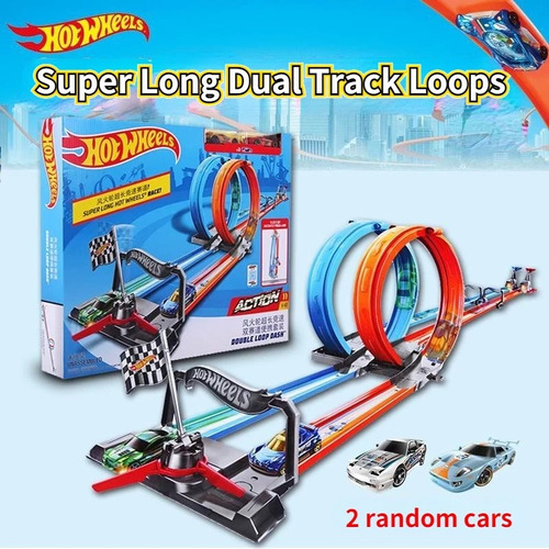 Pista De Carreras Hot Wheels Double 