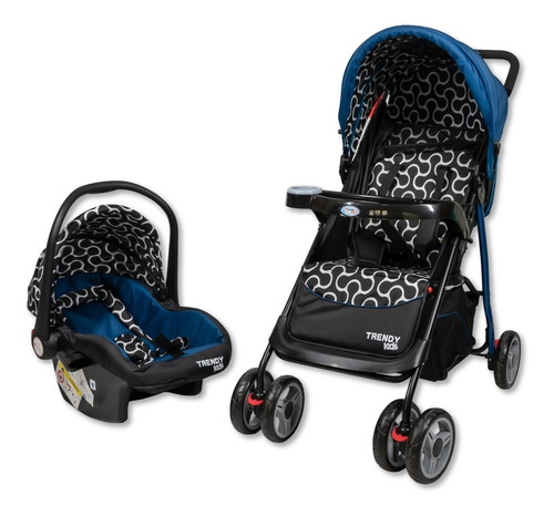 Carriola Trendy Kids Maxy Reclinable Portabebe Cubrepies