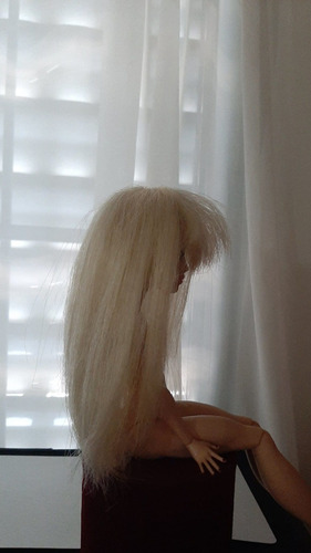 Peluca Para Muñeca Barbie Y Tallas Similares