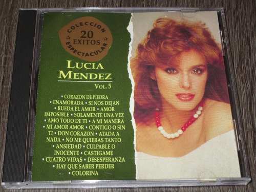 Lucia Méndez, Colección 20 Éxitos. Vol. 5, Bmg 1993