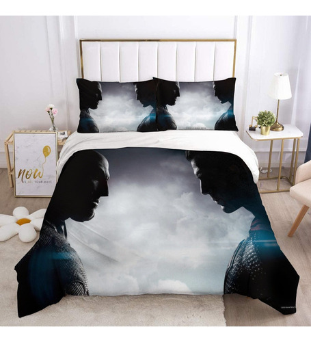 Funda De Edredón Superman Batman Superhero Bedding