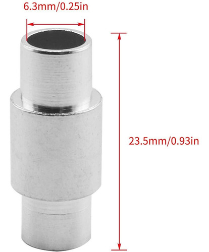 Rlecs 8 Piezas De Rodamientos De Aluminio De 0.236 In De Man