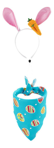 Babero Triangular Con Pañuelo Para Perro, Suministro S Azul