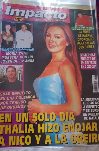 Thalia Revista Impacto  Leer Descripcion