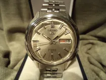 Comprar Esplendido Reloj Seiko 5 Five Automatic 1983 Impecable Joya! Acero Acero Gris Claro Metalizado