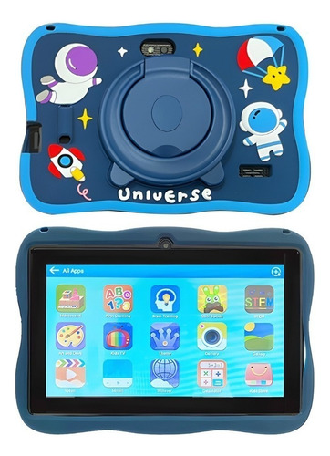 Tablet Infantil Kids Para E Menina Menino 4gb Ram + 64gb Tamanho Da Tela 8,1 Premiun Youtube Cor Azul