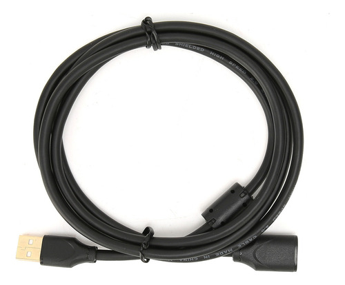 Cabo De Extensão Usb 2.0, Conector Dourado, Flexível