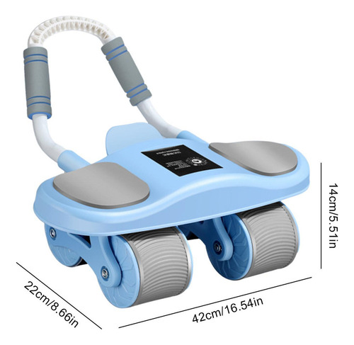 Para Rueda Abdominal Ab Roller Con Rebote Automático