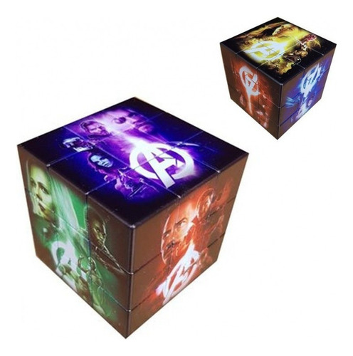 Cubo Rubik 3x3 Vengadores Super Héroes Ltf Shop 