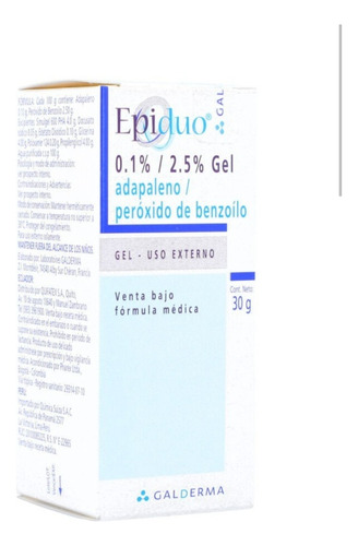 Epiduo Adapaleno 0.1% Y Peróxid - g a $3333