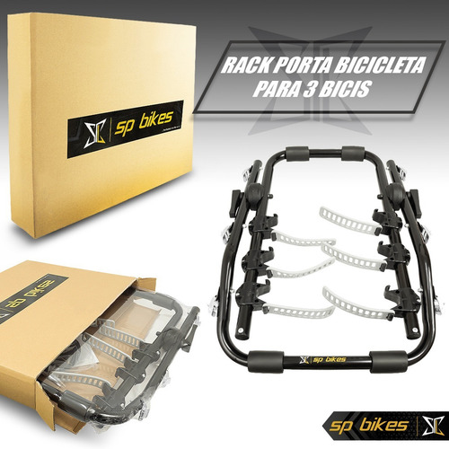 Imagen 7 de 10 de Rack Portabicicletas De Cajuela P/3 Bicicletas Honda Hr-v