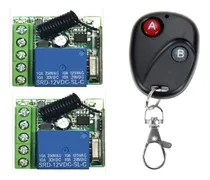Comprar 2 Receptores Inalámbricos 1rele 1 Control 433mhz 12-220v Kit