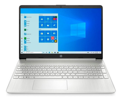 Laptop Hp 15-ef2081ms Plateada Táctil Amd Ryzen 7 5700u  12gb De Ram 256gb Ssd 1366x768px Windows 11 Home