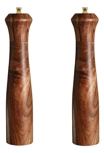 Juego De Molinillo De Sal Y Pimienta De Madera, Molino De Y