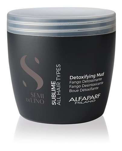 Mascarilla Detoxifiying Mud 500ml- Semi Di Lino Alfaparf