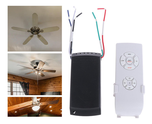 Juego De Mando A Distancia Para Ventilador De Techo, 220v,