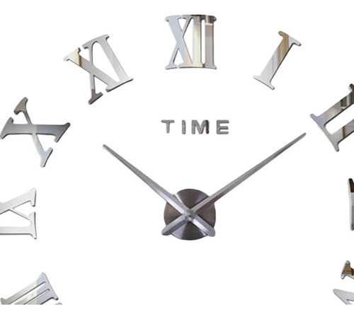 F Diy Pared Reloj Espejo Pegatina Números Hogar Sala Plat