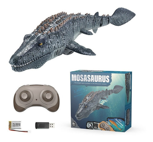 Dinosaur Mosasaurus Mergulho Rc Boat Con Mando A Distancia,