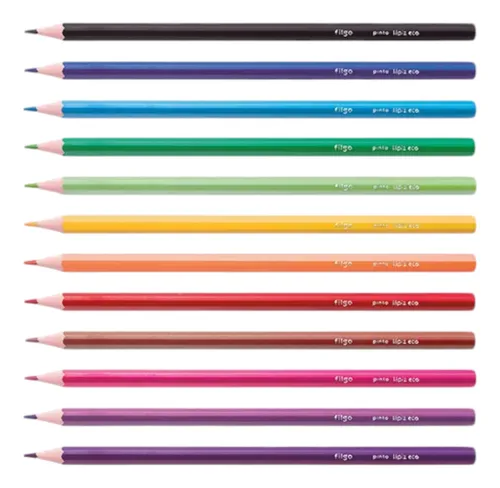 Lapices Filgo Pinto X 12 Colores + 2 Lapices Grafito hb