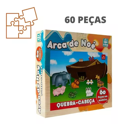 Jogo Quebra Cabeça Zoo Tigre 108 Peças Nig - Nig Brinquedos