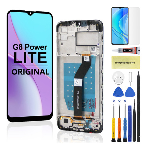 Pantalla Original Para Moto G8 Power Lite Xt2055 Con Marco