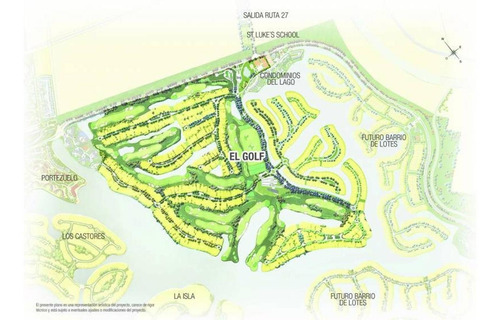 Imagen 2 de 2 de Espectacular Lote Al Lago Central En El Golf. Amenities.