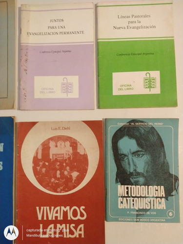 Lote De 8 Libros De Catequesis 