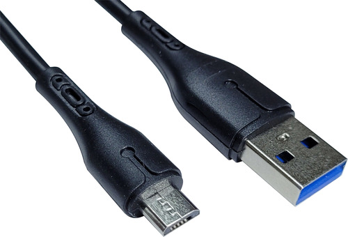 Cable Usb A Micro Usb Telado 1 Metro Carga Rapida Y Datos