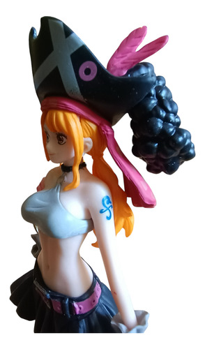 Figura Nami One Piece Red 17 Cm Bootleg Anime Manga C/ Caja