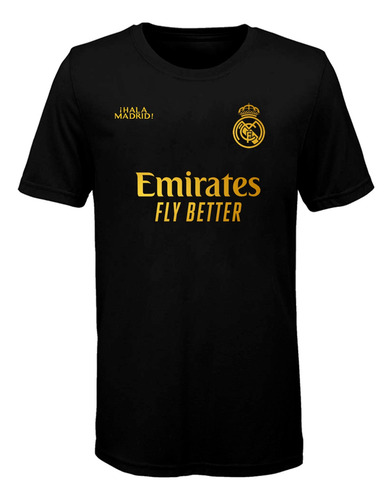 Remera Algodon Camiseta Real Madrid Golden #5 Bellingham
