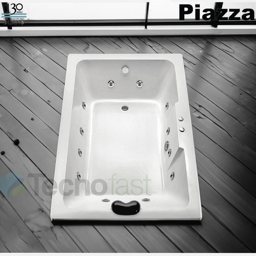 Hidromasaje Piazza Bañera Jacuzzi 185x115cm 12 Jets 1,5 Hp
