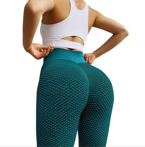 Leggings De Mujer Con Efecto Panal Y Realce De Cadera