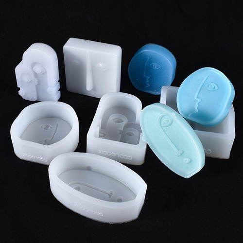 3 Paquete De 2-4 Moldes De Silicona Para Cara 3 Piezas