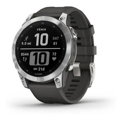 Garmin Fenix 7 Silver Graphite Reloj Smartwatch 47mm