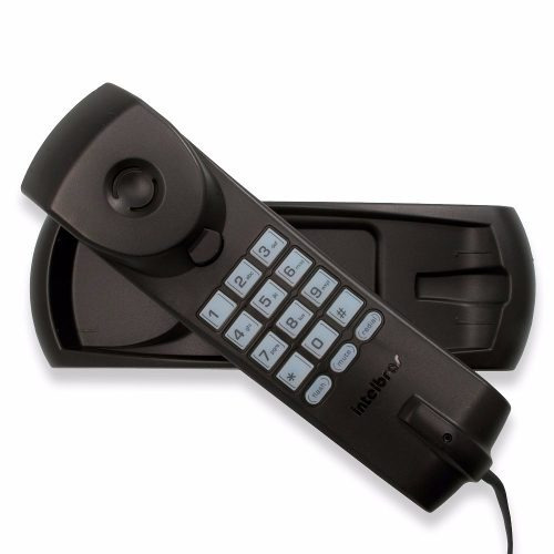 Telefone Gondola Tc20 Preto Intelbras P/ Mesa Ou Parede Fio